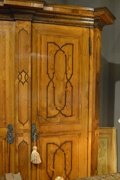 Fruitwood Armoire with Inlay