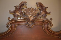 Carved 19th Century Italian Poster Bed
