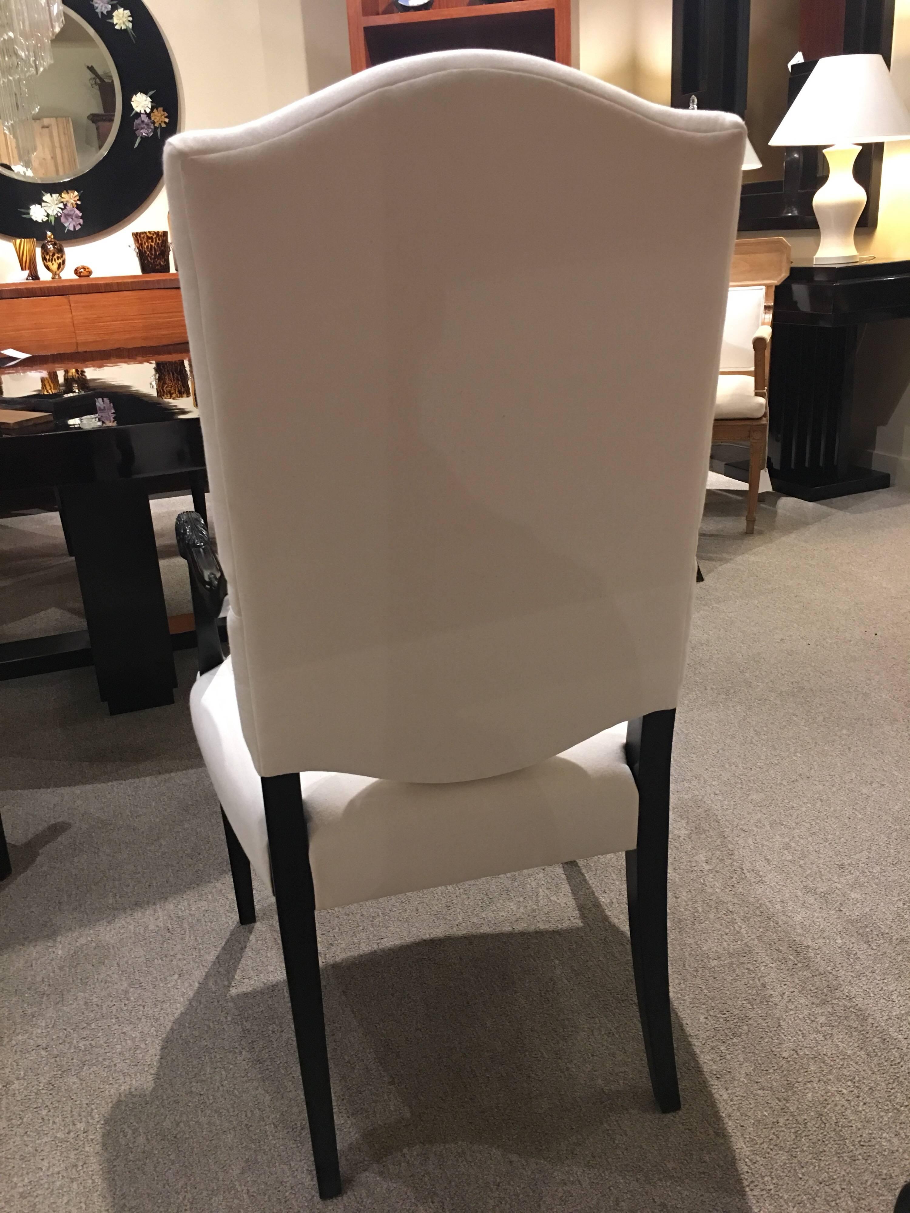 Set of 6 Gascogne IV Armchairs In Excellent Condition For Sale In Chicago, IL
