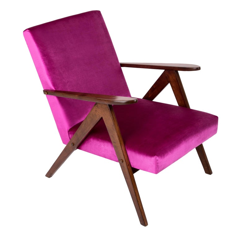 Mid Century Modern Magenta Pink, Midcentury Modern Armchair