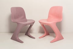 Fauteuil « Kangaroo » violet pastel, conçu par Ernst Moeckl, Allemagne, 1968