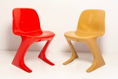 Traffic Red Kangaroo Chair Designed by Ernst Moeckl, Germany, 1968