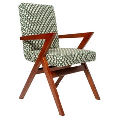 The Zet Dining Chair in Tiger Mountain Velvet Jacquard by Dedar, Vintola Studio