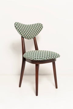 Set of Four Mixed Mid Century Vintage Chairs, Jacquard, Europe, 1960s