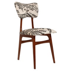 Mid Century Butterfly Chair, Tiger Mountain Velvet by Dedar, Walnut Wood, 1960