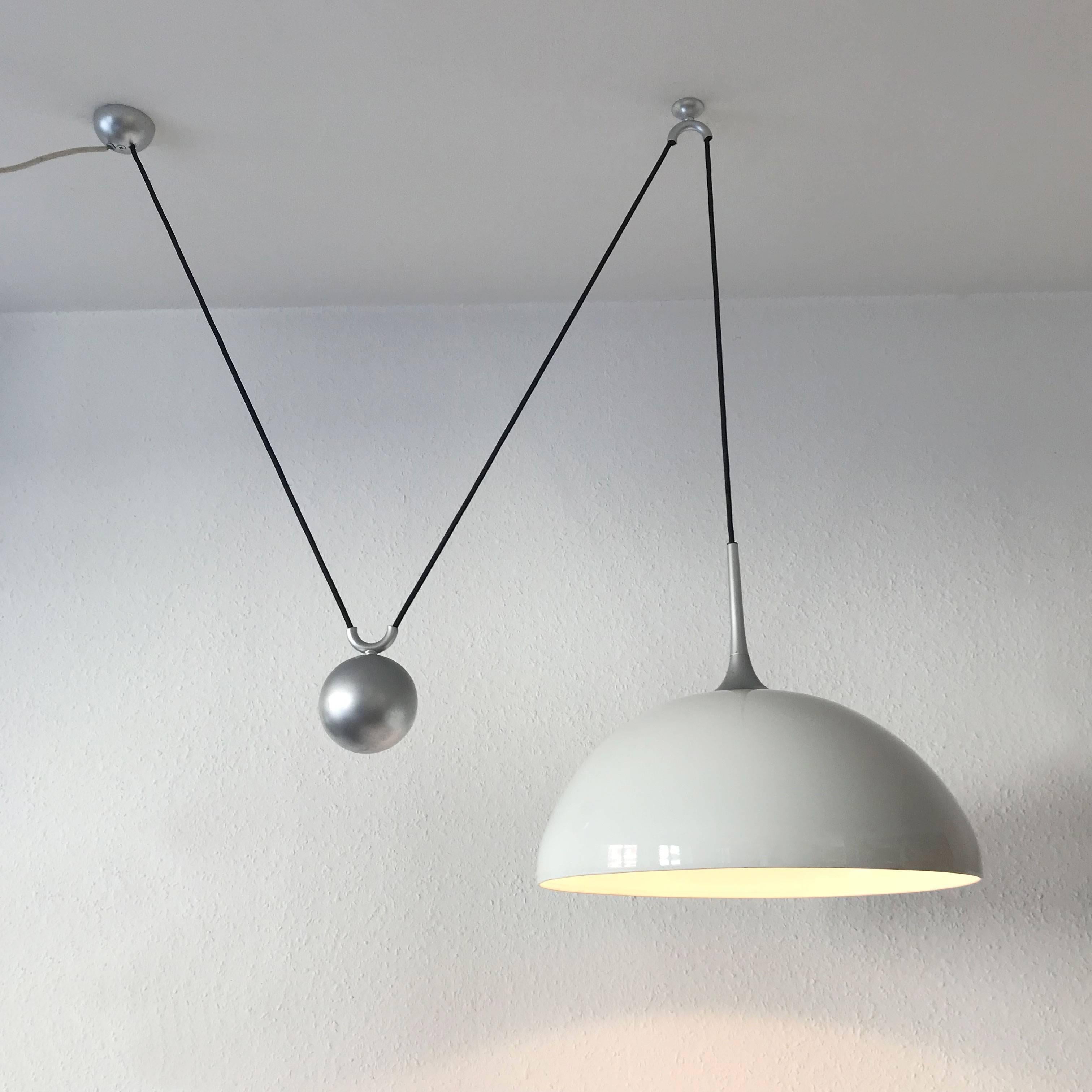 Porcelain Counterweight Pendant Lamp by Florian Schulz