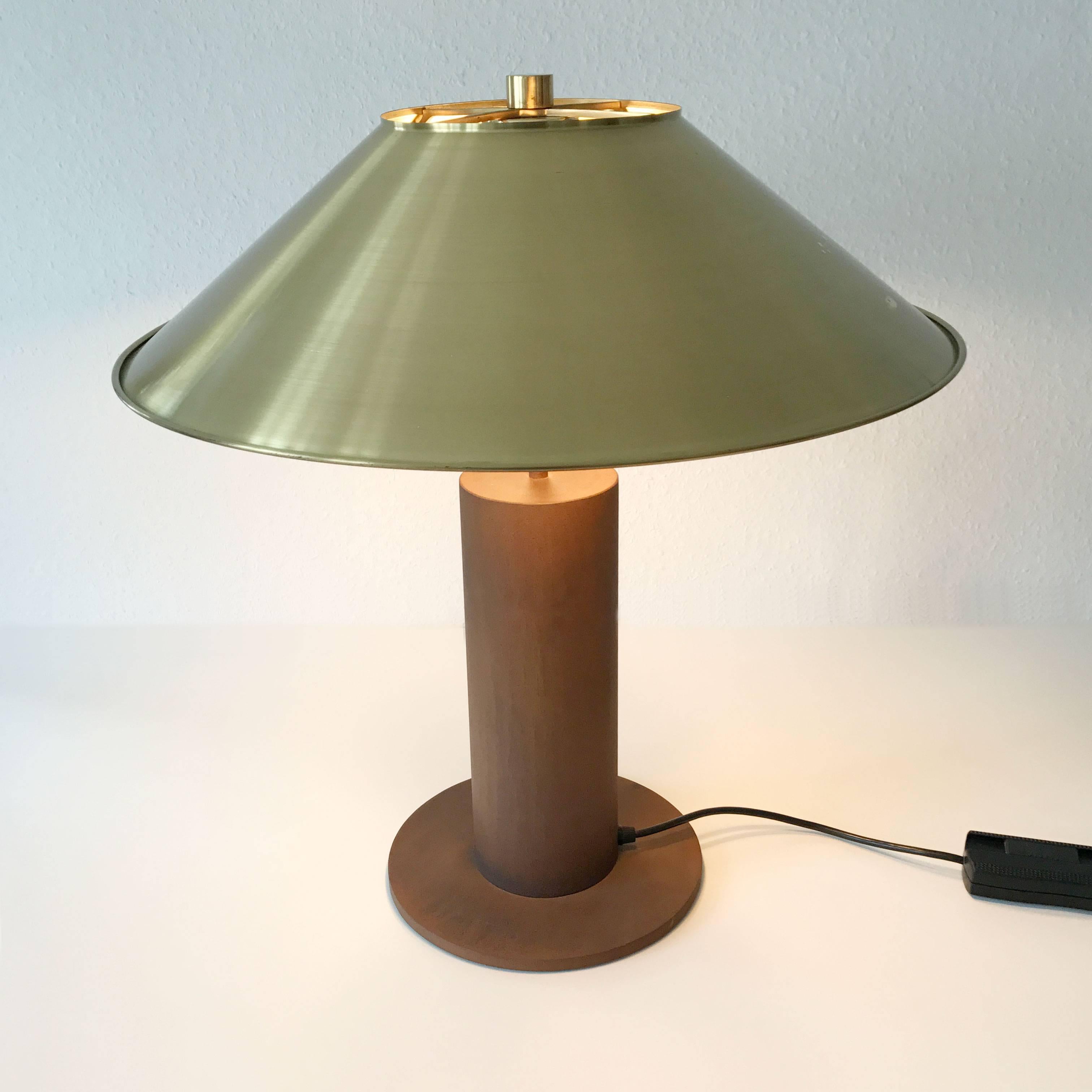 Mid-Century Modern Large Mid Century Modern Table Lamp by Peter Prelller for Tecta Germany 1980s For Sale