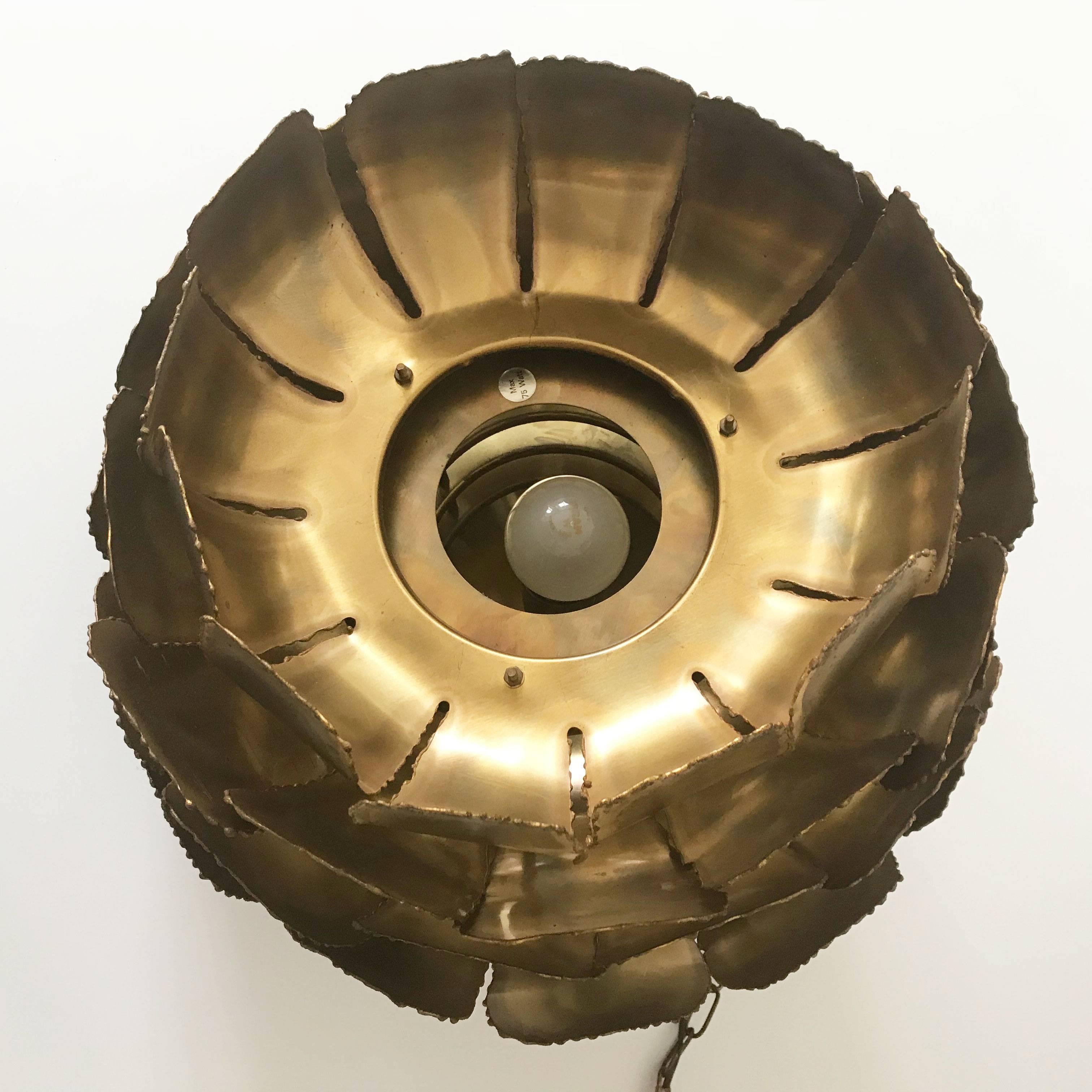Pendant Lamp Artichoke by Svend Aage Holm Sorensen for Holm Sørensen, 1960s 3