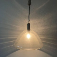 Large Two-Layer Murano Glass Pendant Lamp by Carlo Nason for Mazzega, 1960s