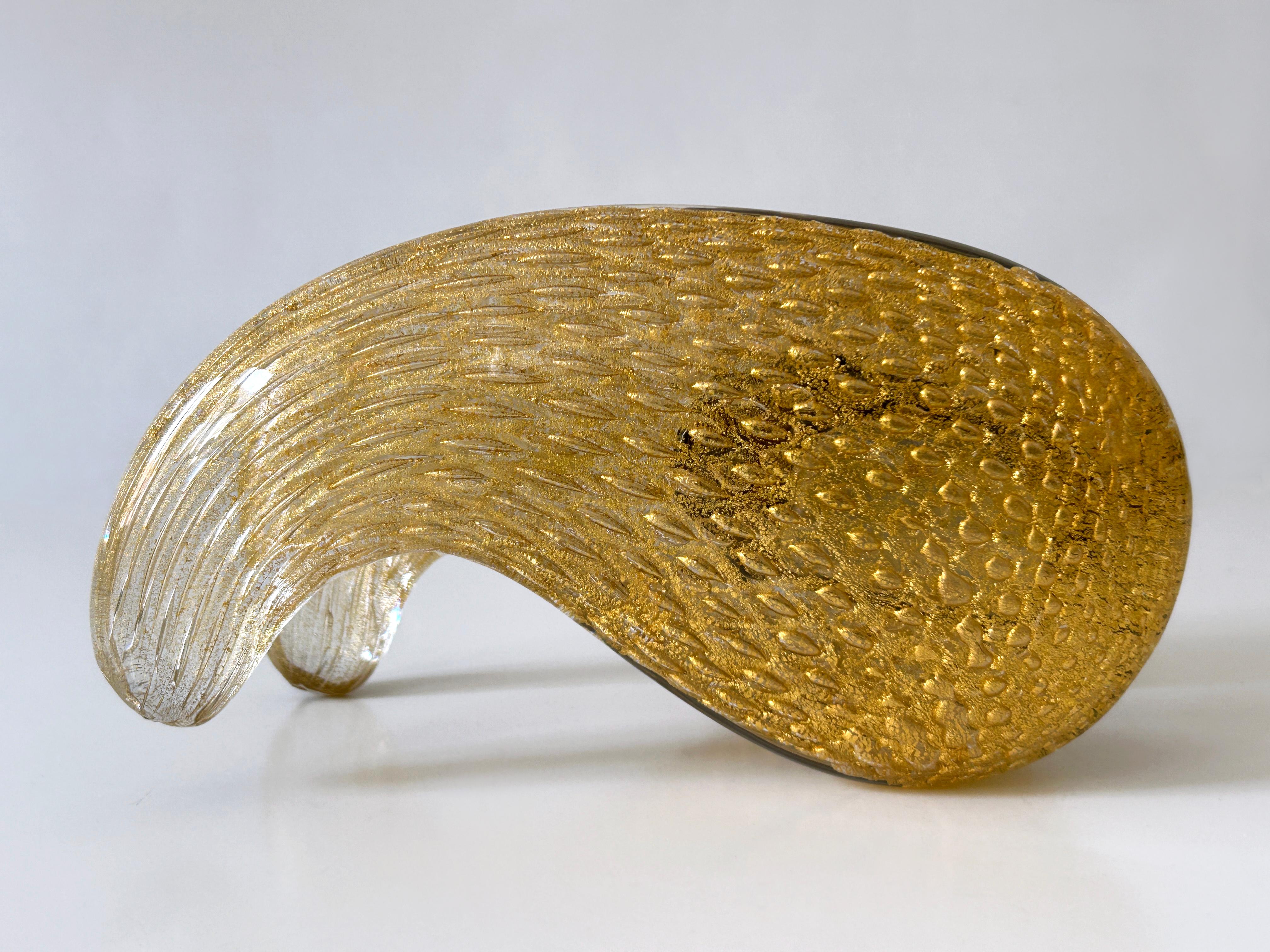 Exceptional Mid-Century Murano Glass Push & Pull Door Handles by Seguso 1950s For Sale 4