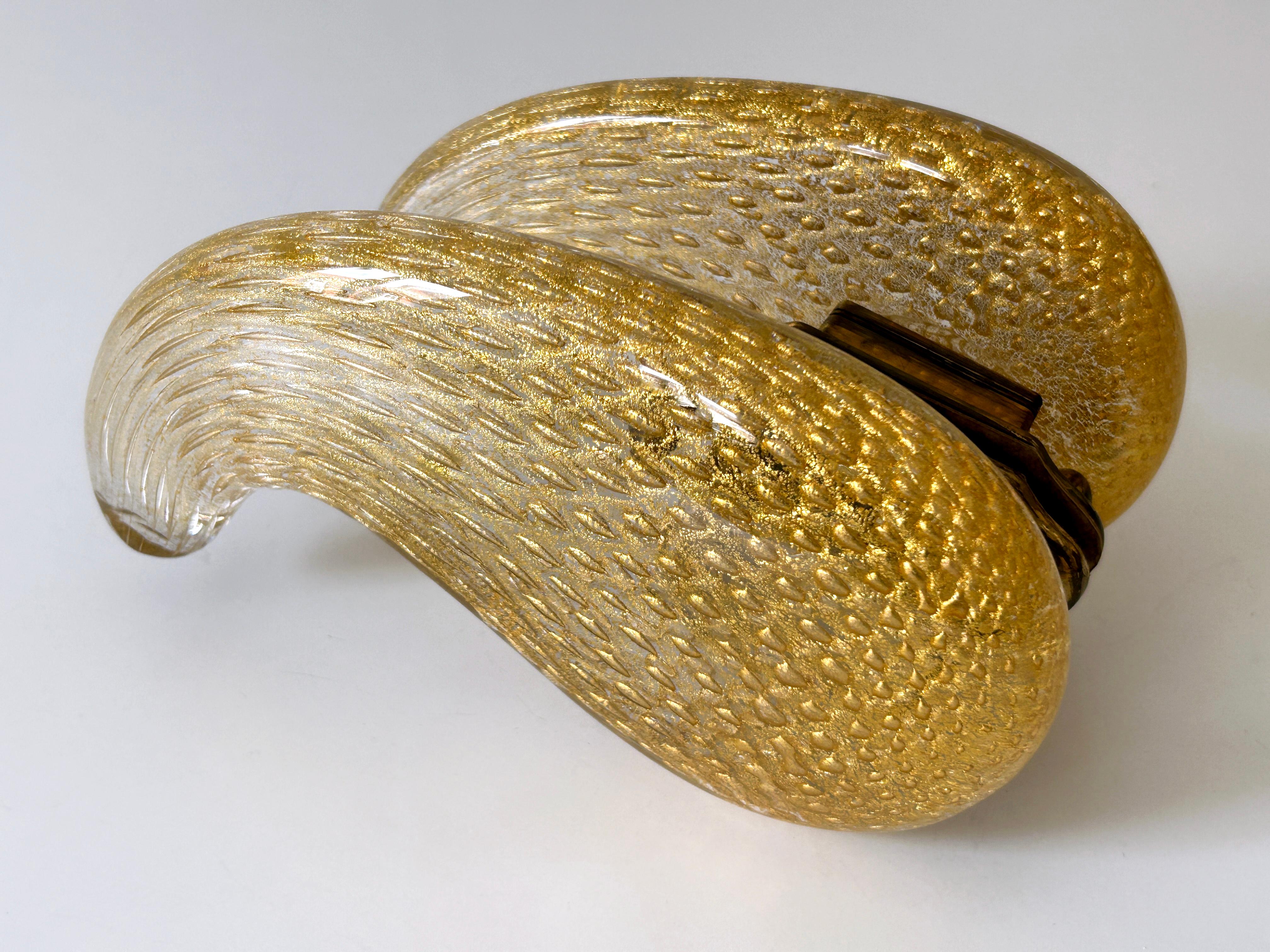 Exceptional Mid-Century Murano Glass Push & Pull Door Handles by Seguso 1950s For Sale 2