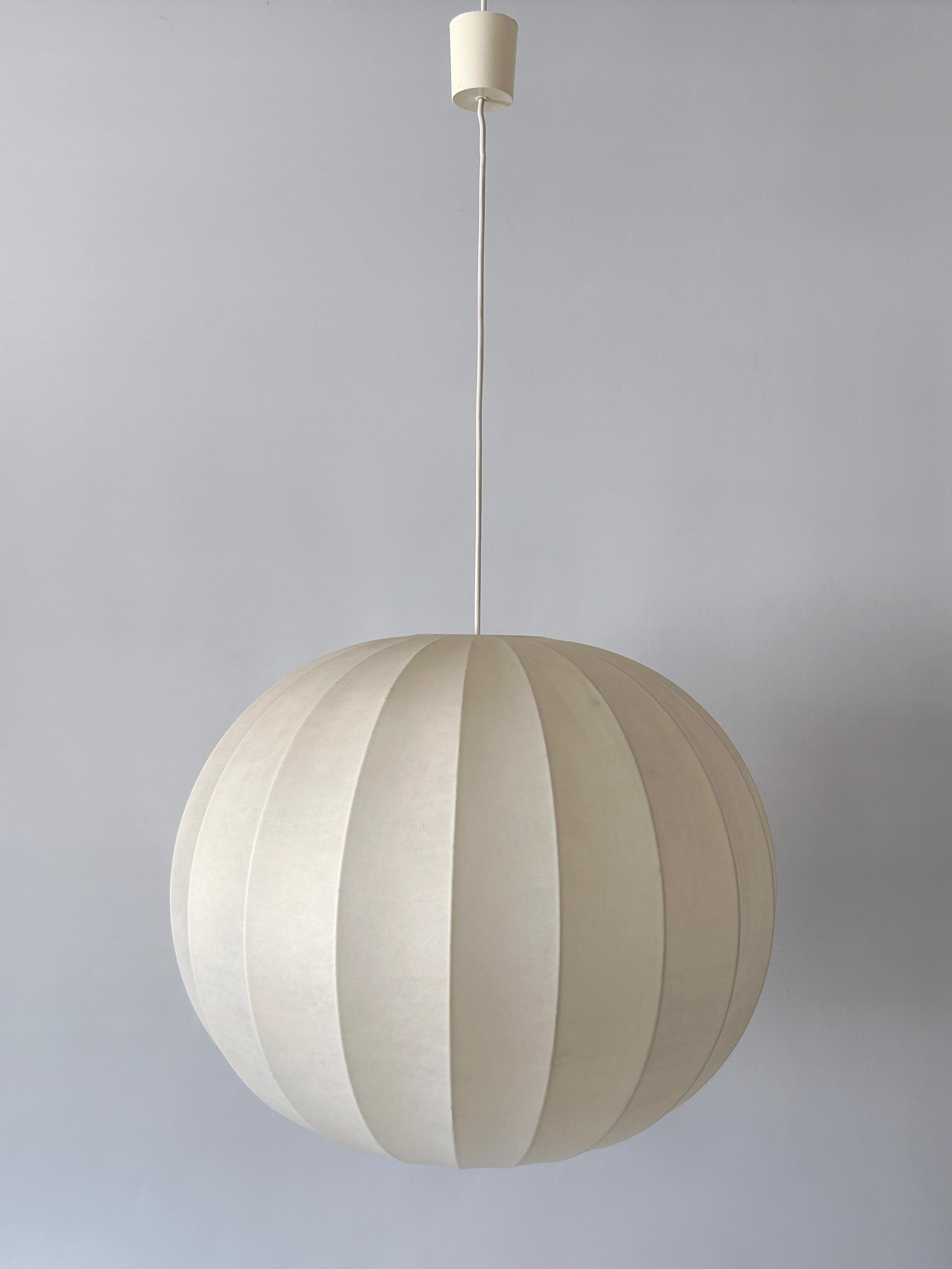 Filato XL Lampada a sospensione o lampada a sospensione Goldkant Cocoon della metà del secolo, Germania 1960 in vendita