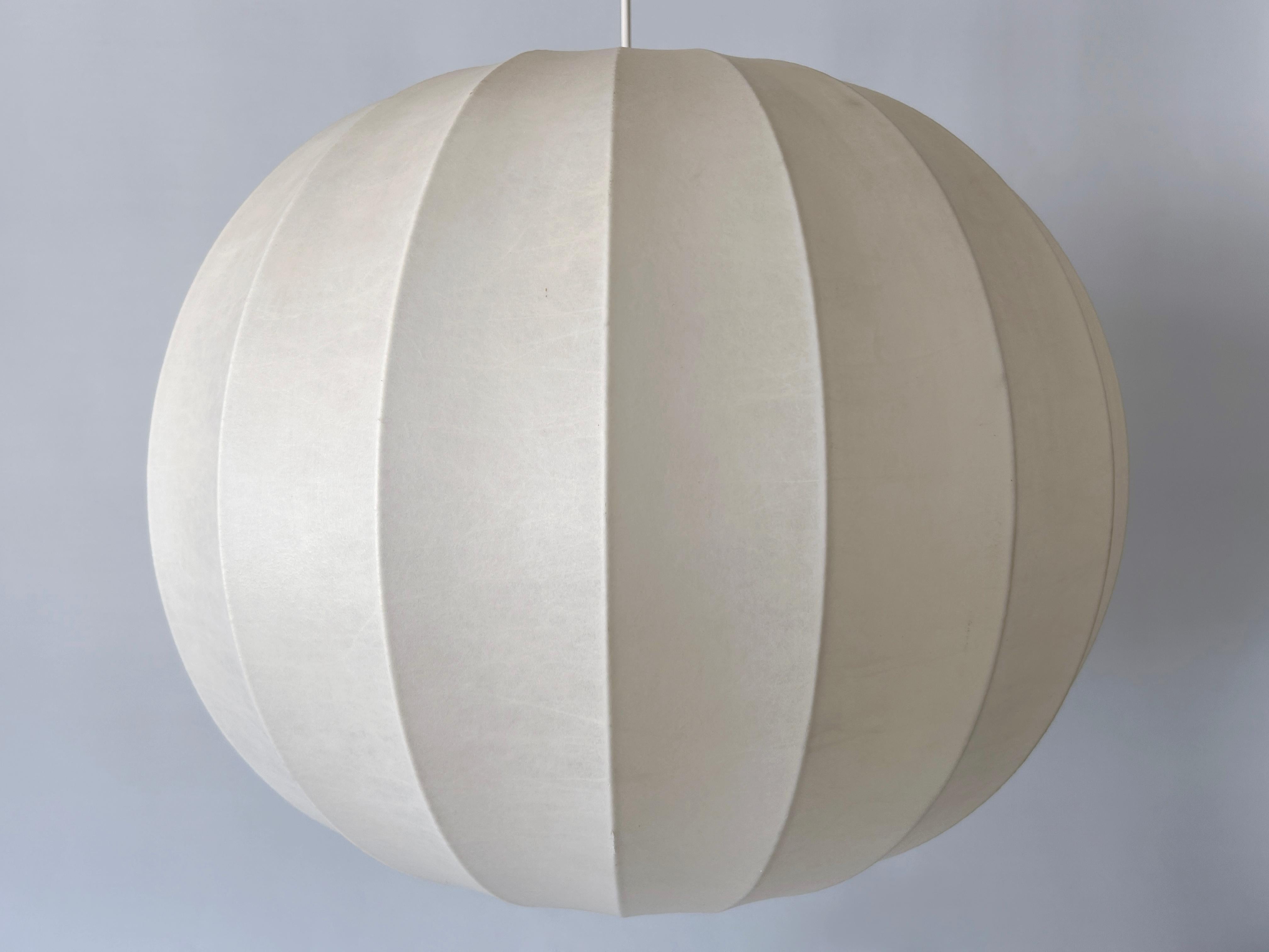 XL Lampada a sospensione o lampada a sospensione Goldkant Cocoon della metà del secolo, Germania 1960 in vendita 5