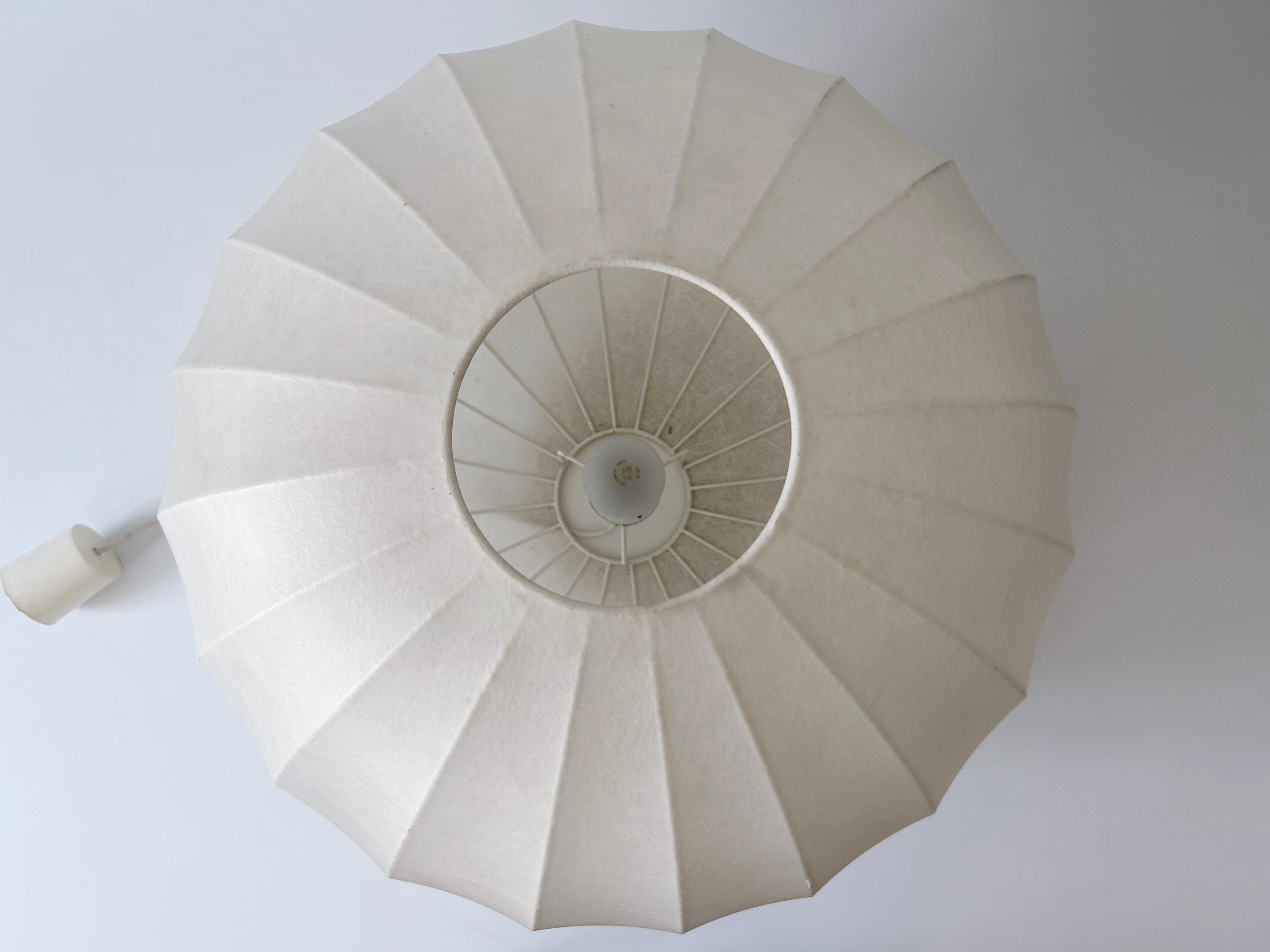 XL Lampada a sospensione o lampada a sospensione Goldkant Cocoon della metà del secolo, Germania 1960 in vendita 10
