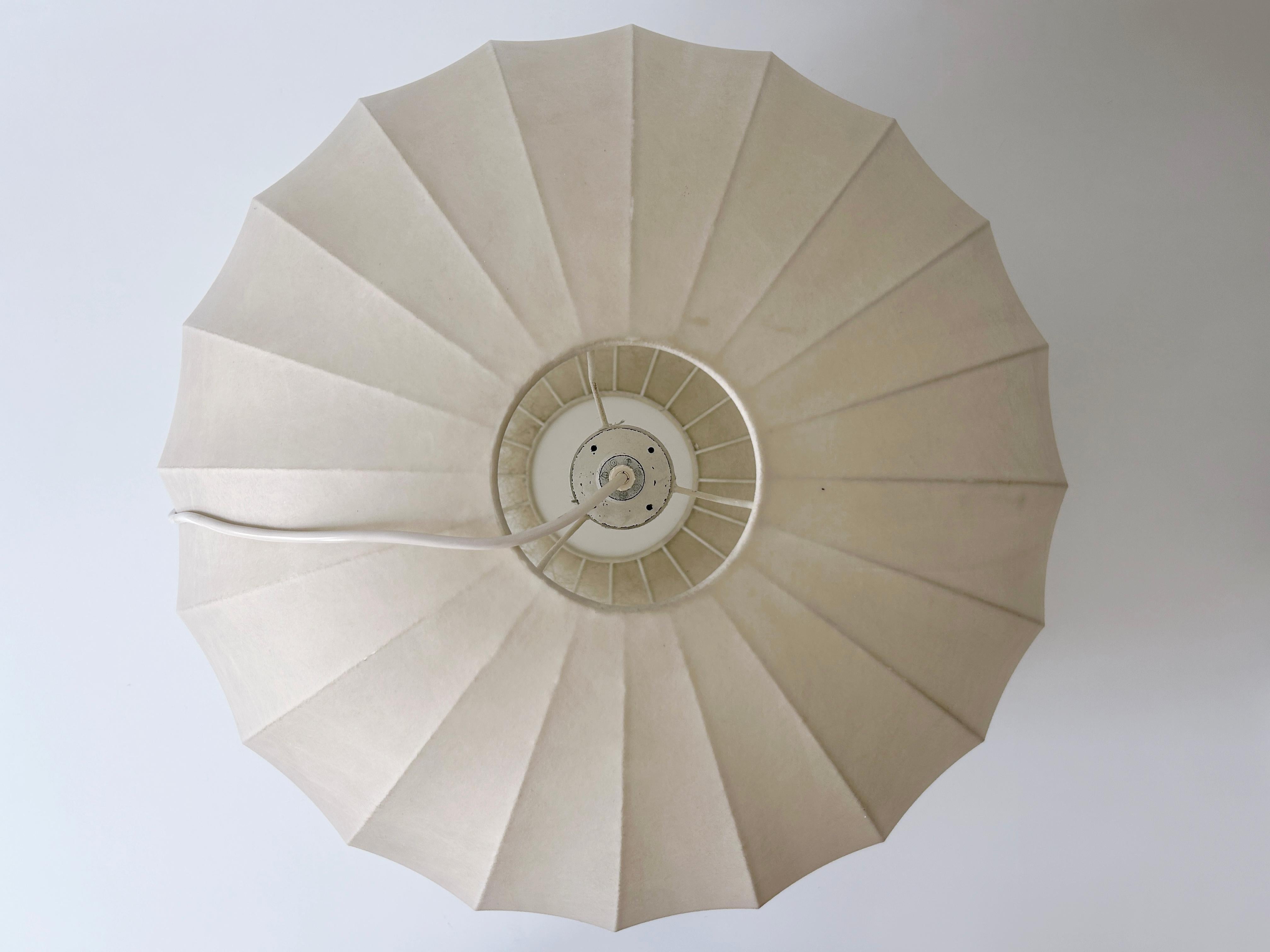 XL Lampada a sospensione o lampada a sospensione Goldkant Cocoon della metà del secolo, Germania 1960 in vendita 11