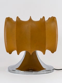 Rare, large & Elegant Mid-Century Modern Cocoon Table Lamp Germany 1960s