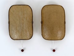 Set of Two Rare Mid-Century Diffuna Sconces by Schanzenbach & Co Germany 1950s