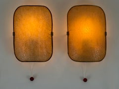 Set of Two Rare Mid-Century Diffuna Sconces by Schanzenbach & Co Germany 1950s