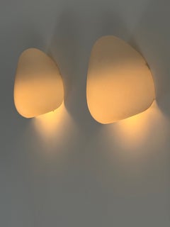 Midcentury Modern Wall Lamps Corno by Wilhelm Wagenfeld for Peill & Putzler 1952