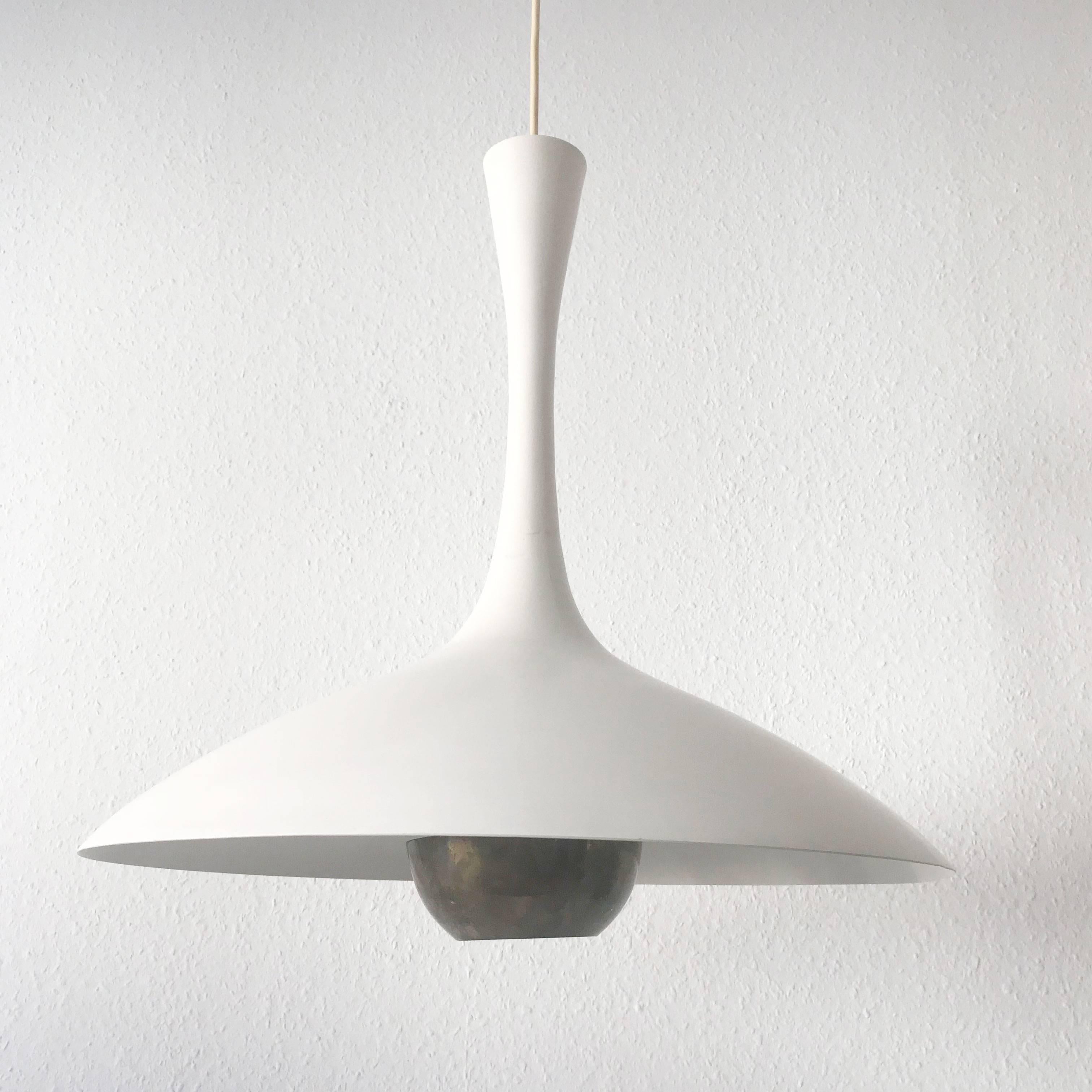 Mid-Century Modern Elegant Mid Century Modern Pendant Lamp or Hanging Light by Florian Schulz 1960s For Sale