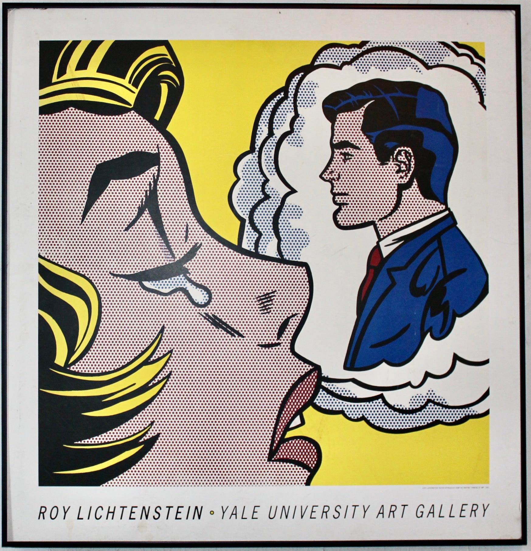 Roy Lichtenstein Pop Art Poster of the 1961 Painting \'Thinking of Him\' For  Sale at 1stDibs | roy lichtenstein art, roy lichtenstein kiss poster, pop  art roy lichtenstein