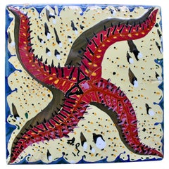 Salvador Dali Surrealist Tile from 1954 'La Suite Catalane'