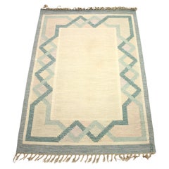 Johanna Ångström, Swedish Flat Weave Röllakan Carpet, 1950s