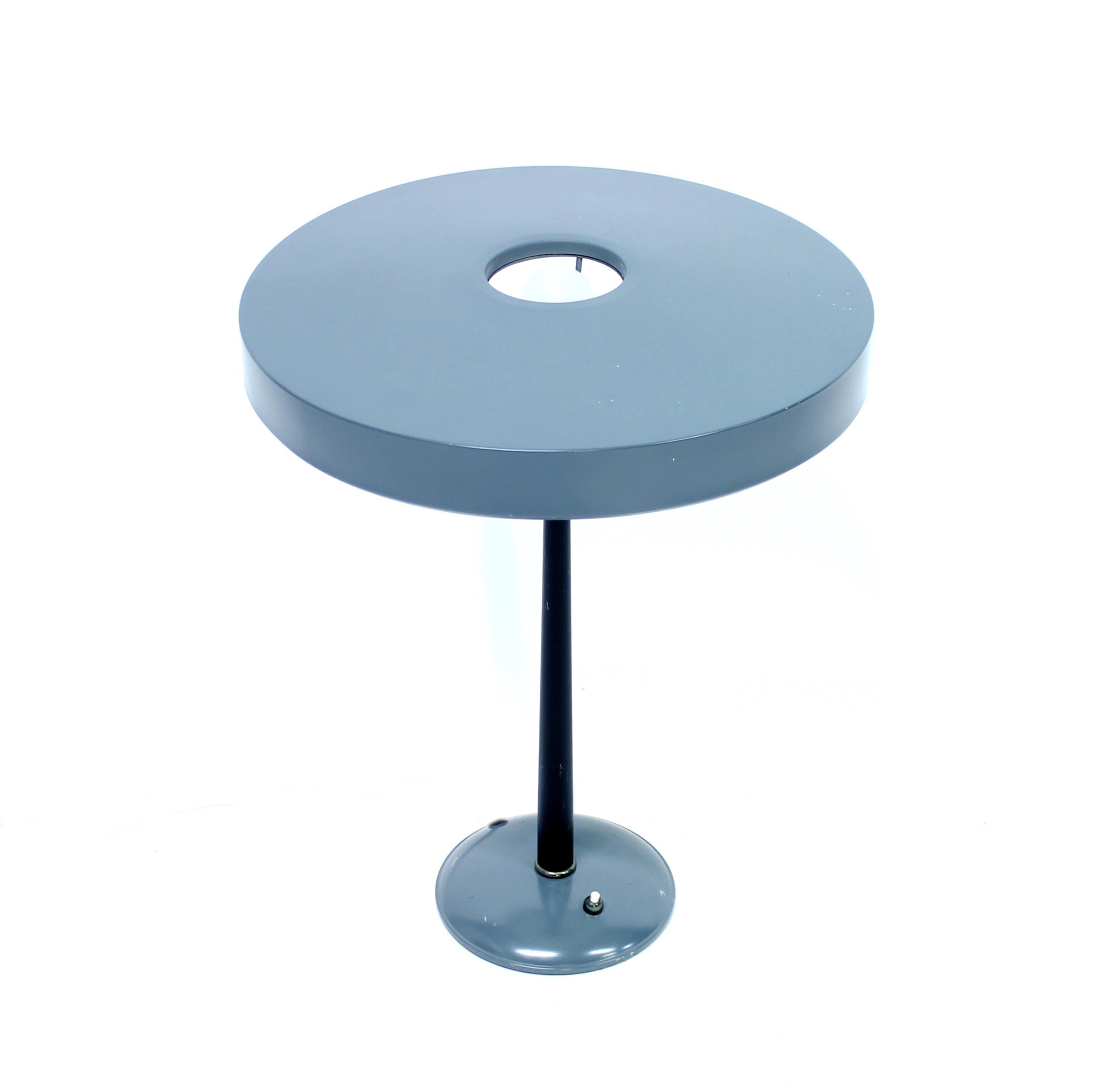 Metal Louis Kalff, Timor table lamp, Philips, 1960s For Sale