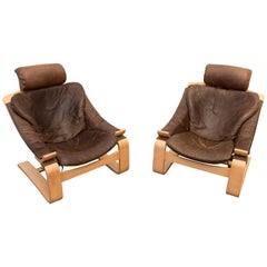 Kroken de Luxe Lounge Chair by Åke Fribytter for Nelo Möbel, 1970s