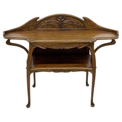 Art Nouveau wall side table, ca. 1900