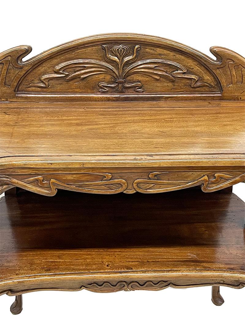 Art Nouveau wall side table, ca. 1900 For Sale 3