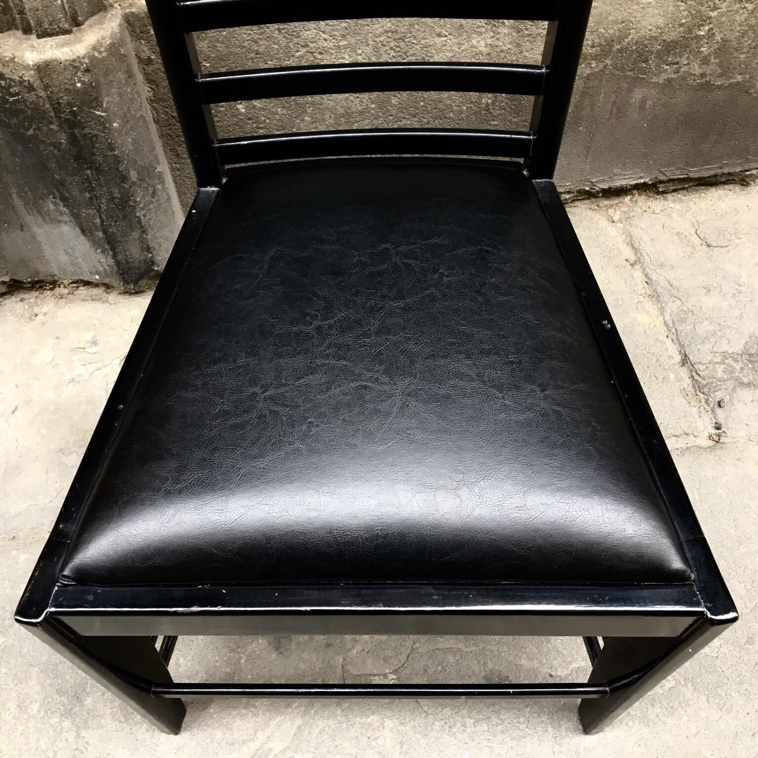 Paar Mackintosh-Stühle mit hoher Rückenlehne:: 1980er Jahre (Ende des 20. Jahrhunderts)