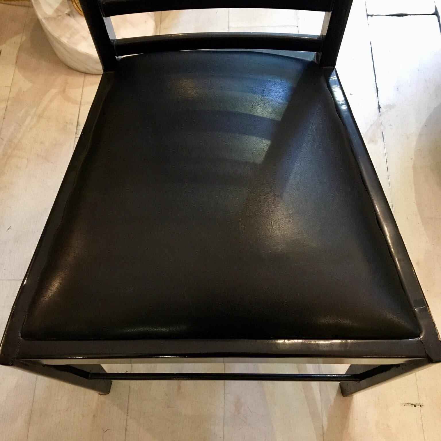 Paar Mackintosh-Stühle mit hoher Rückenlehne:: 1980er Jahre 1
