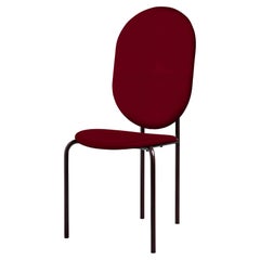 SP01 Michelle High Back Chair in Adelaide Ruby, Made in Italy