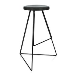 The Coleman Stool. Black & Charcoal, Bar Height. 54 Variations in Color & Height