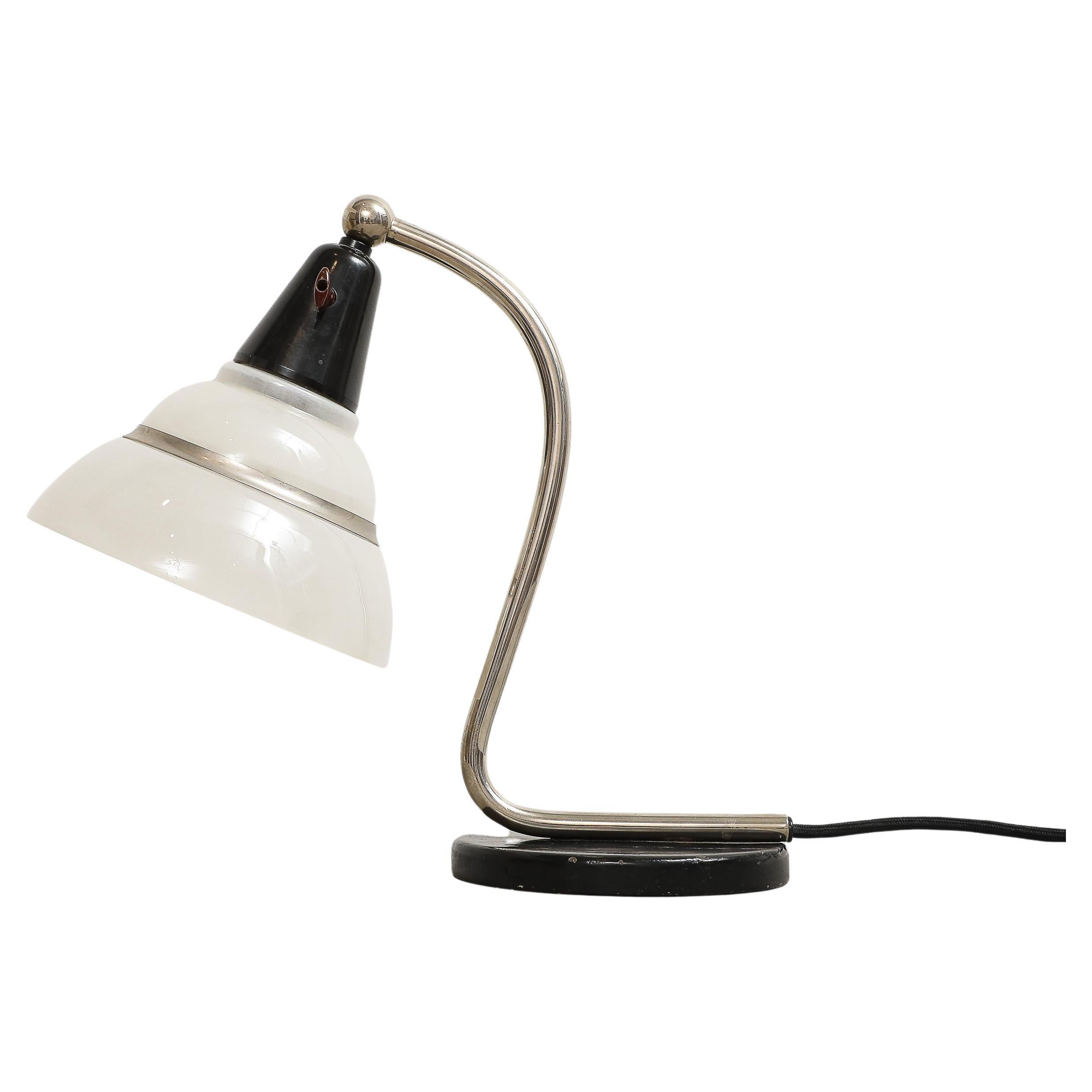 Fog & Mørup, Snake Light with White Frosted Shades, Denmark, circa 1930 For Sale
