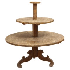 19th Century Oversized Allmoge Étagère or Plant Stand, Sweden, Circa 1820