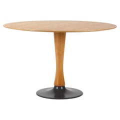 Restored Drevotvar Round Tulip Pedestal Dining Table, 1960s