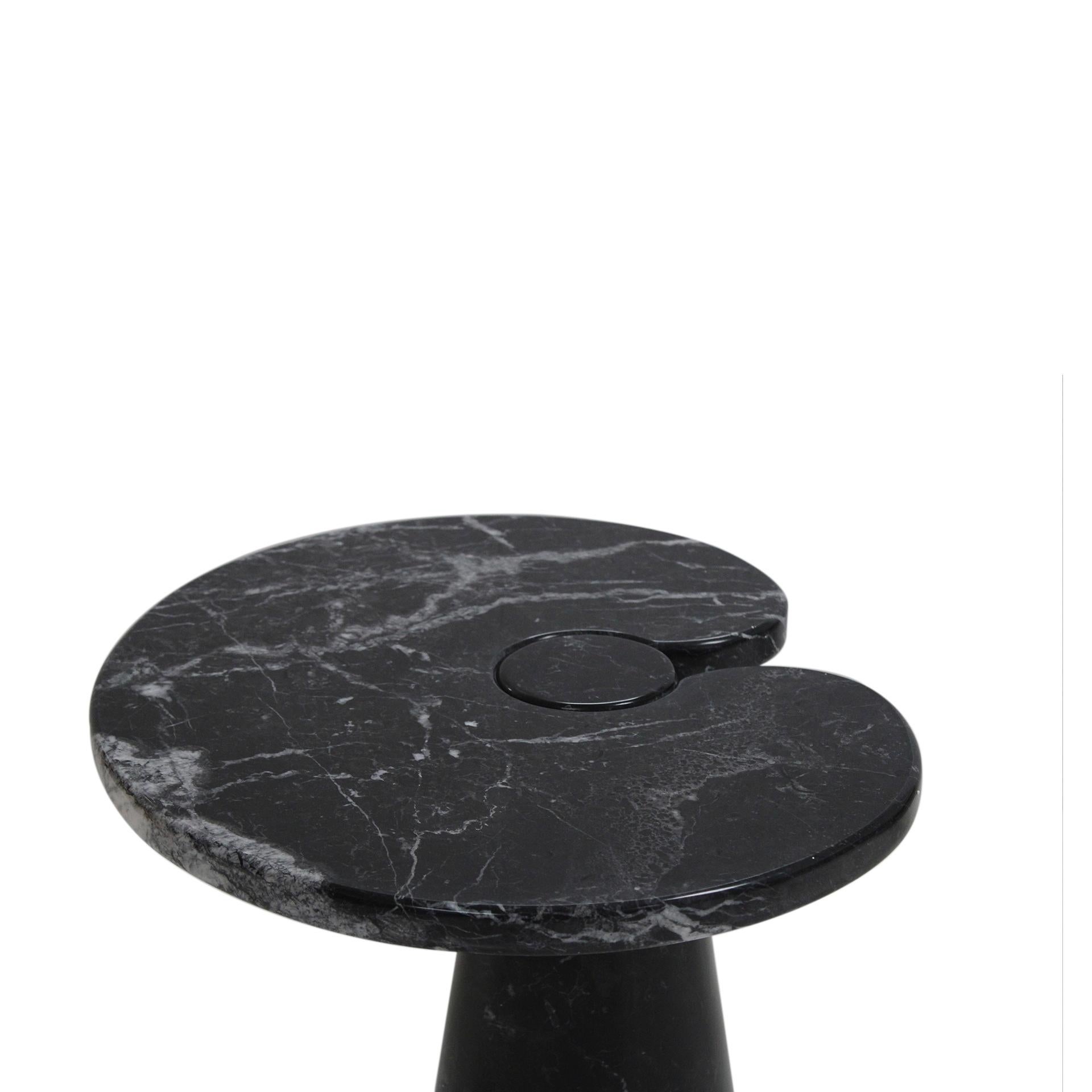 Mid-Century Modern Angelo Mangiarotti pour Skipper Paire de tables d'appoint en marbre Eros Italie 1970 en vente