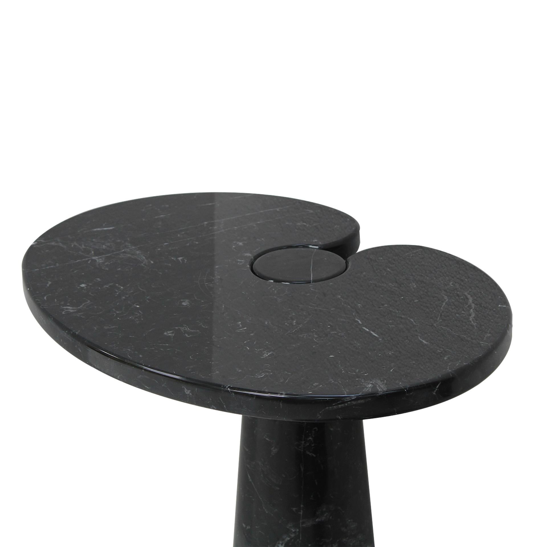 Angelo Mangiarotti pour Skipper Paire de tables d'appoint en marbre Eros Italie 1970 en vente 1