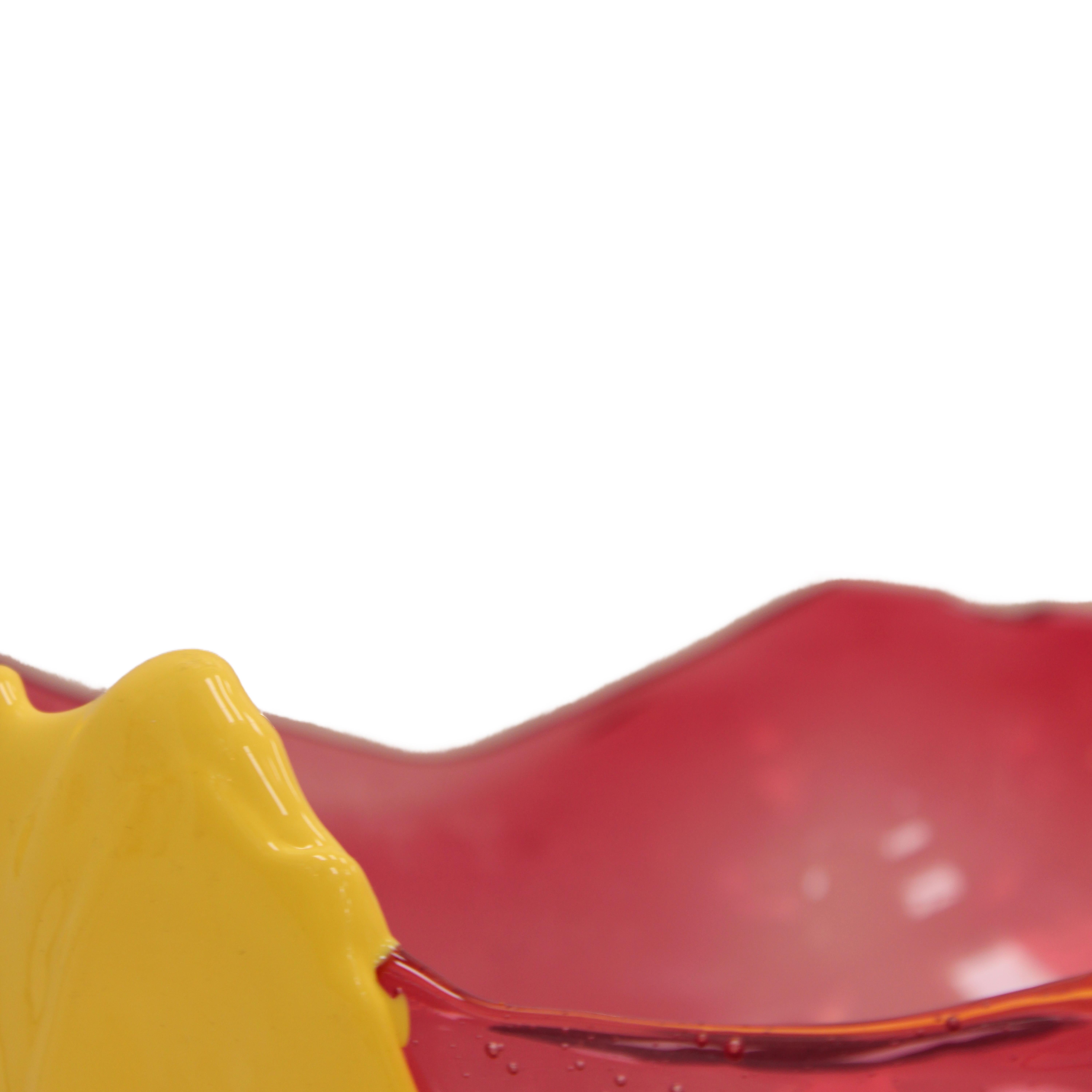 Italiano Fruttiera in resina di Gaetano Pesce Fish Collection'S dal design unico e colorato. in vendita