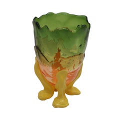 Jarrón de resina Modelo Clear Extc Diseñado por Gaetano Pesce Colección Fish Arte Moderno