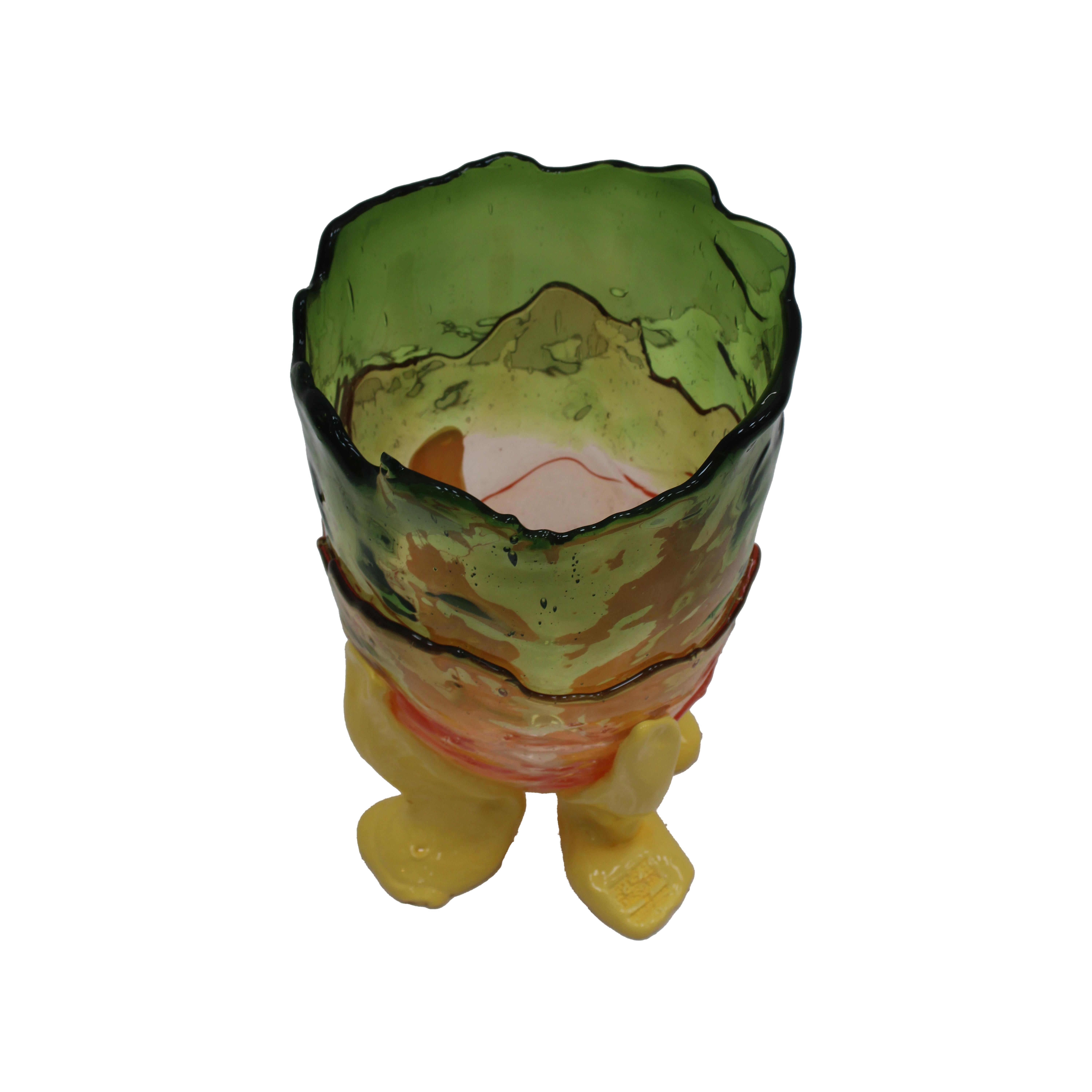 Contemporary Resin Vase Model Clear Extc Designed by Gaetano Pesce Fish Collection Modern Art For Sale