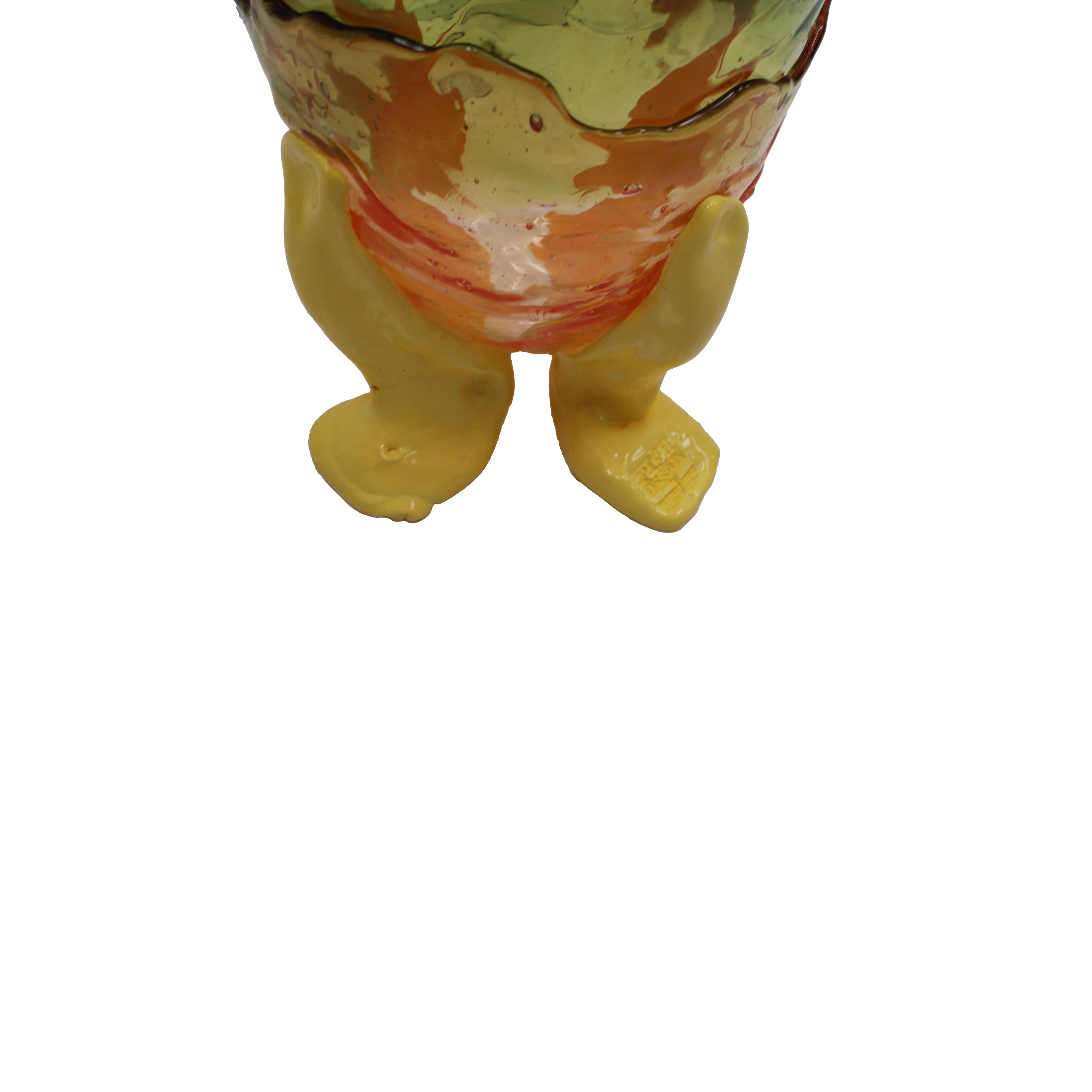 Resin Vase Model Clear Extc Designed by Gaetano Pesce Fish Collection Modern Art For Sale 2