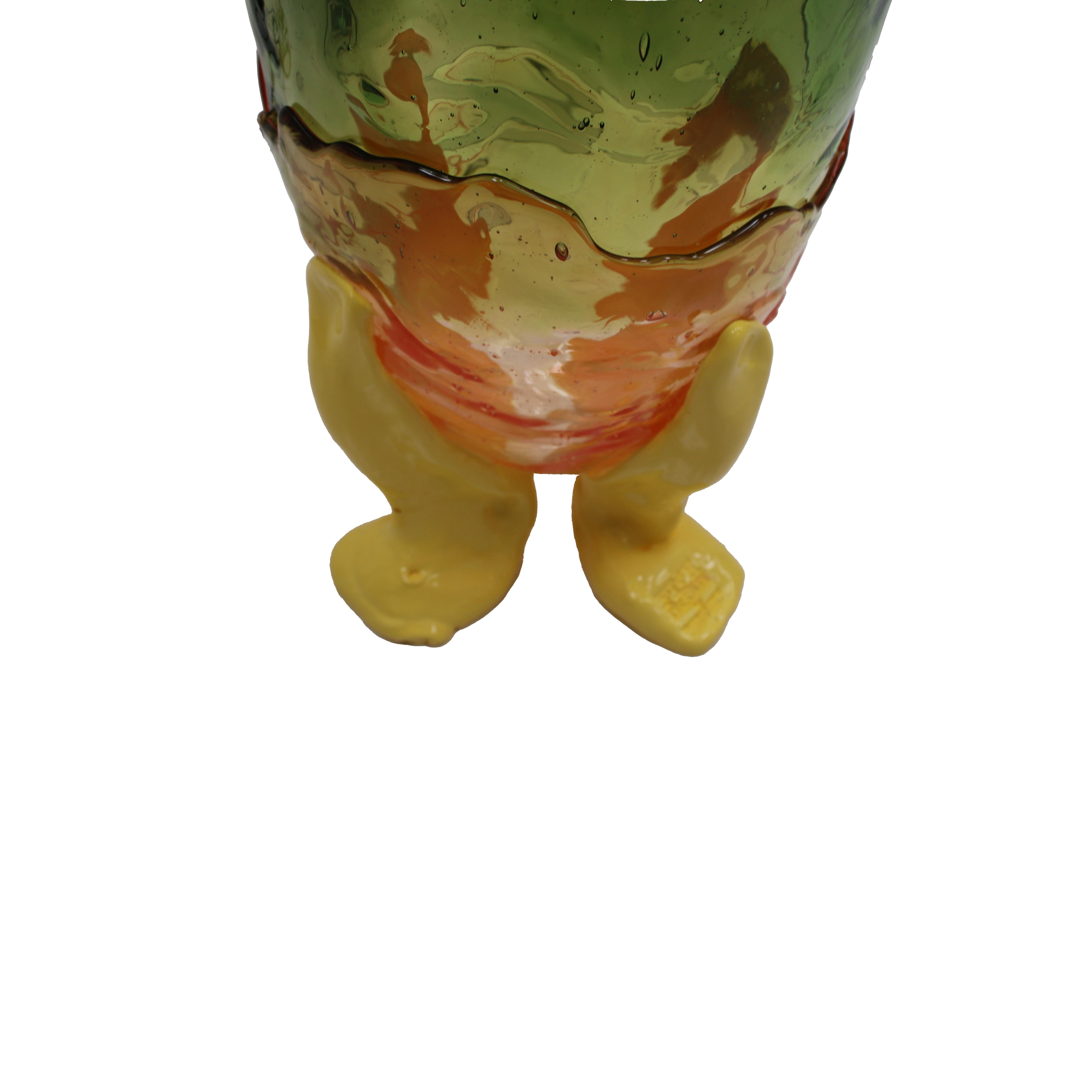Resin Vase Model Clear Extc Designed by Gaetano Pesce Fish Collection Modern Art For Sale 3