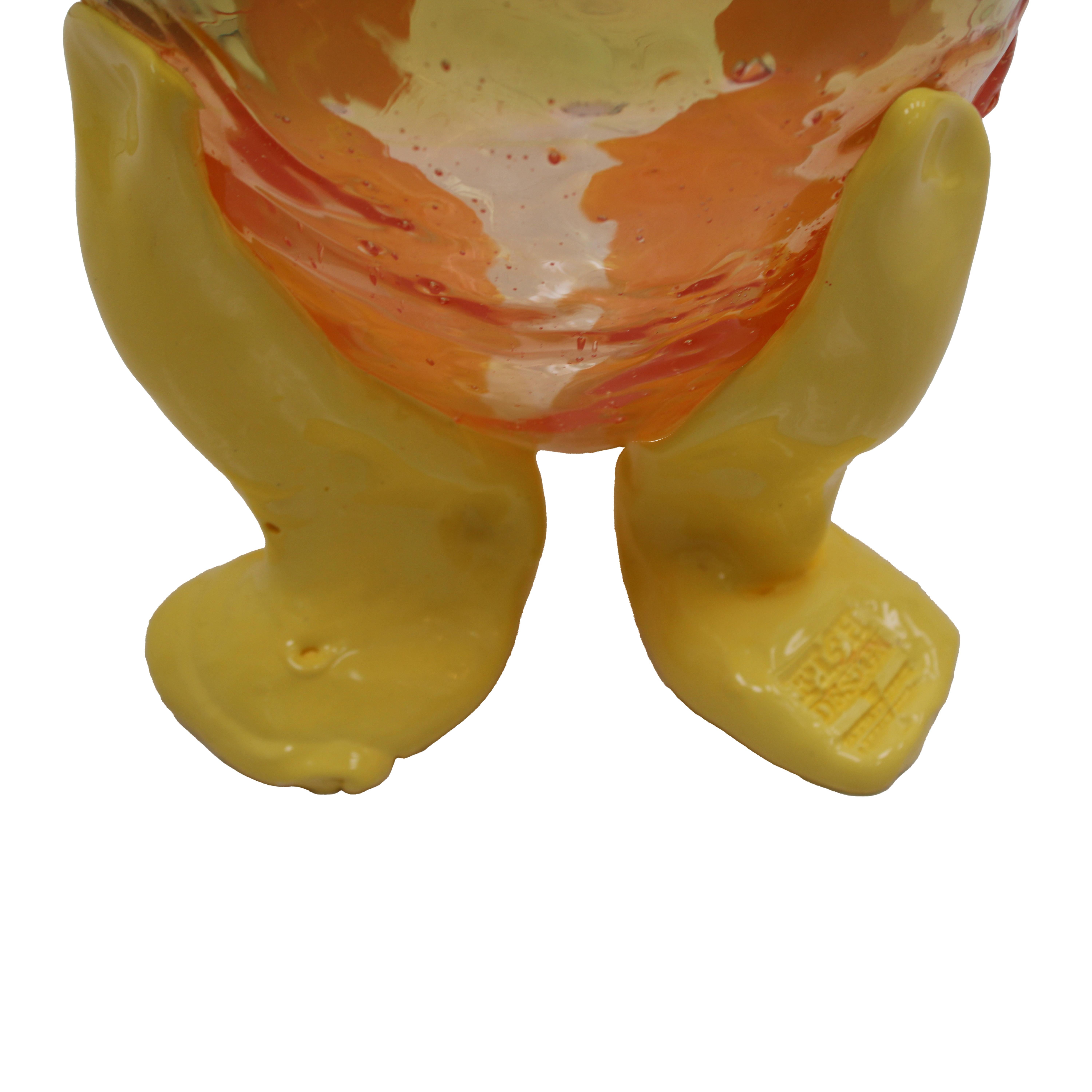 Resin Vase Model Clear Extc Designed by Gaetano Pesce Fish Collection Modern Art For Sale 5