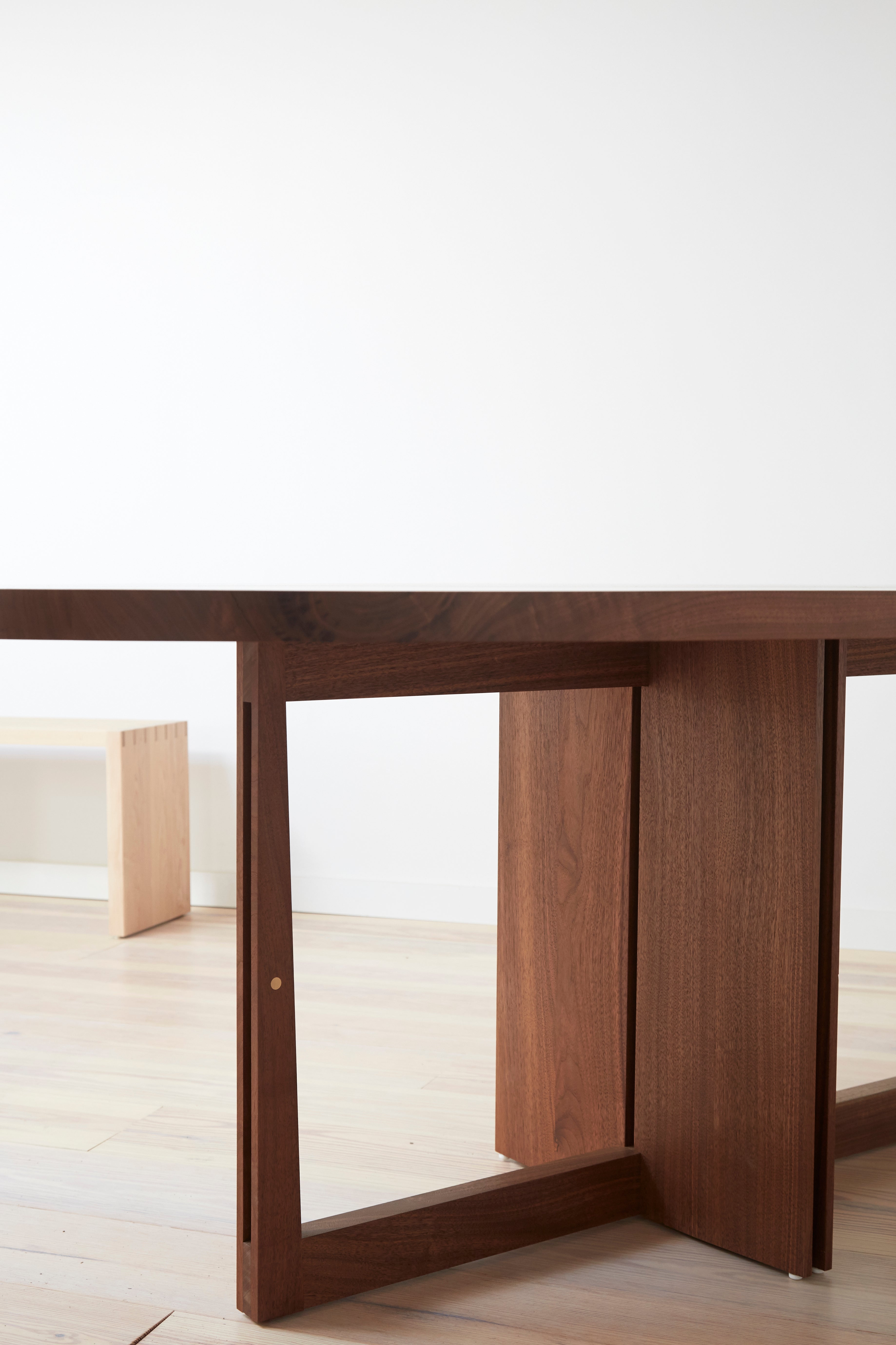 Swan Dining Table In North American Black Walnut For At 1stdibs