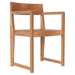 Armrest Chair 01 Warm Brown Birch