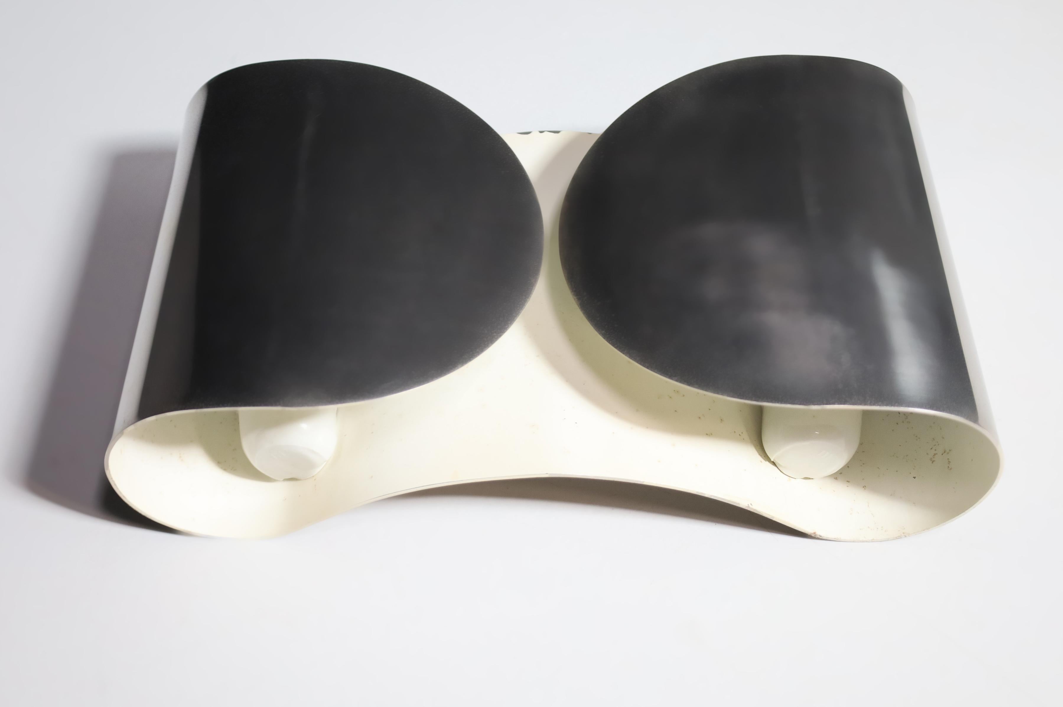 Patinated ‘Foglio’ Wall Lights by Tobia Scarpa for Flos, 1966 – Set of Four For Sale 6