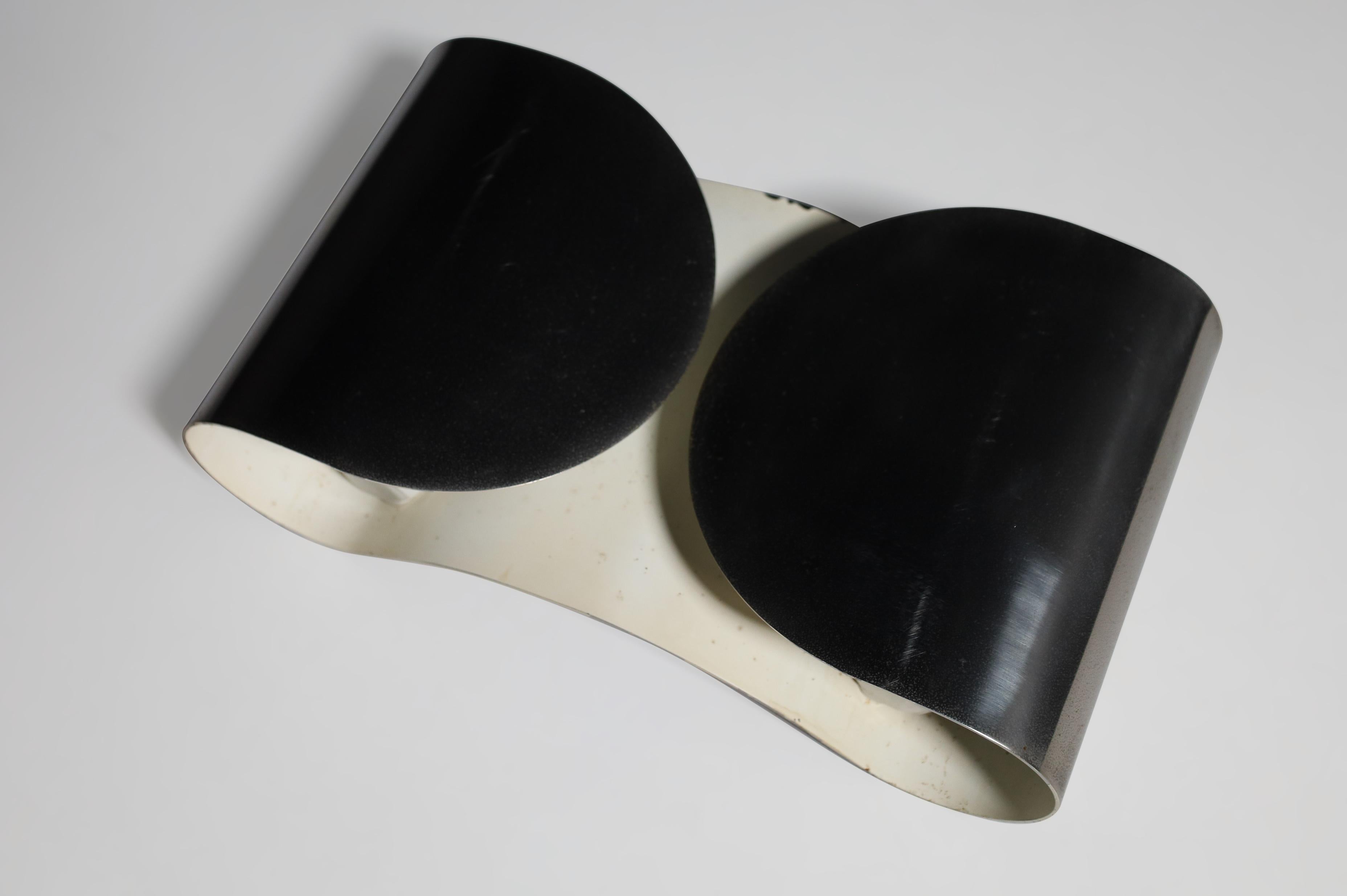 Patinated ‘Foglio’ Wall Lights by Tobia Scarpa for Flos, 1966 – Set of Four For Sale 9